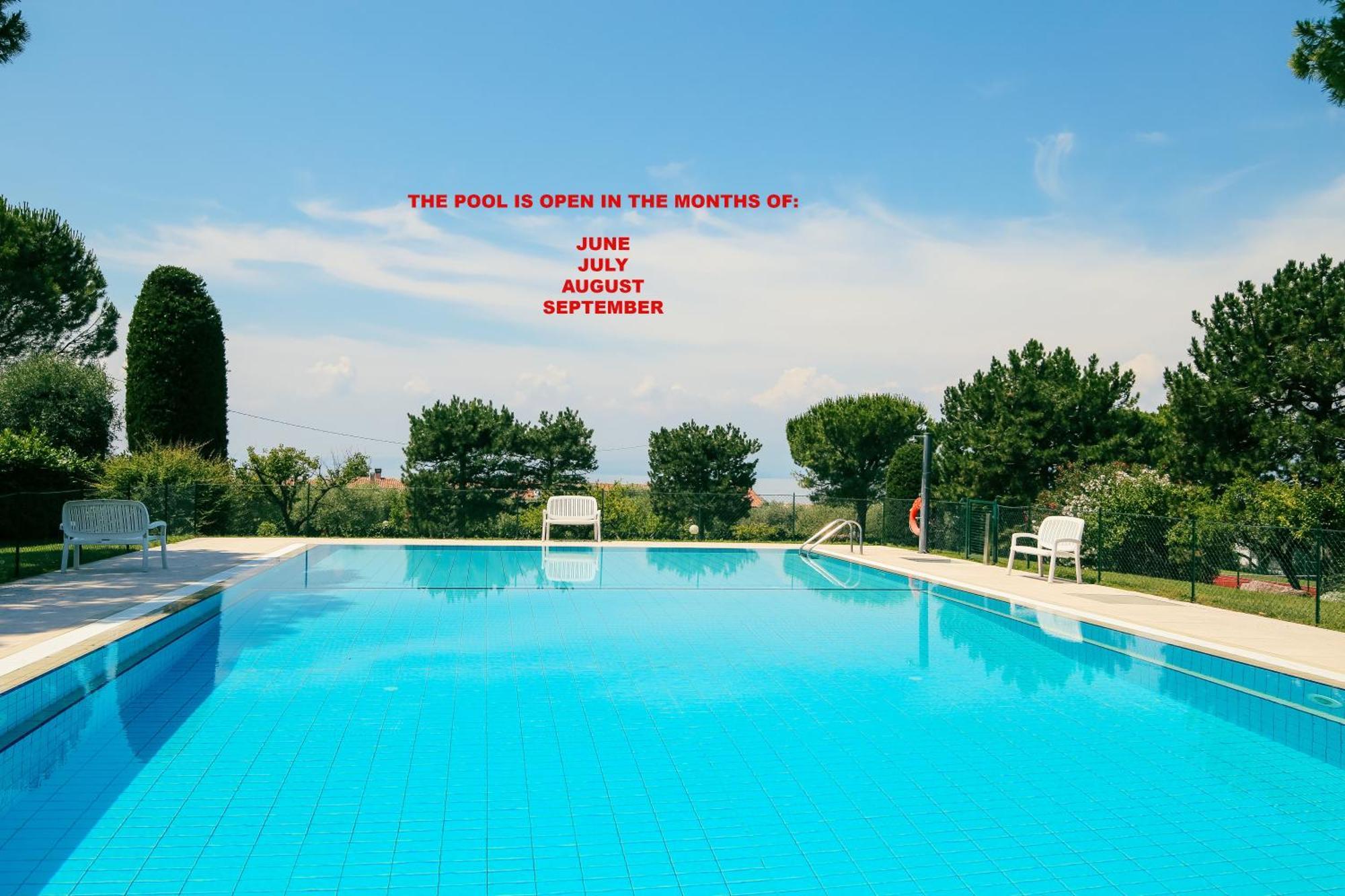 Tennis / Pool / Barbecue Bardolino Exterior foto